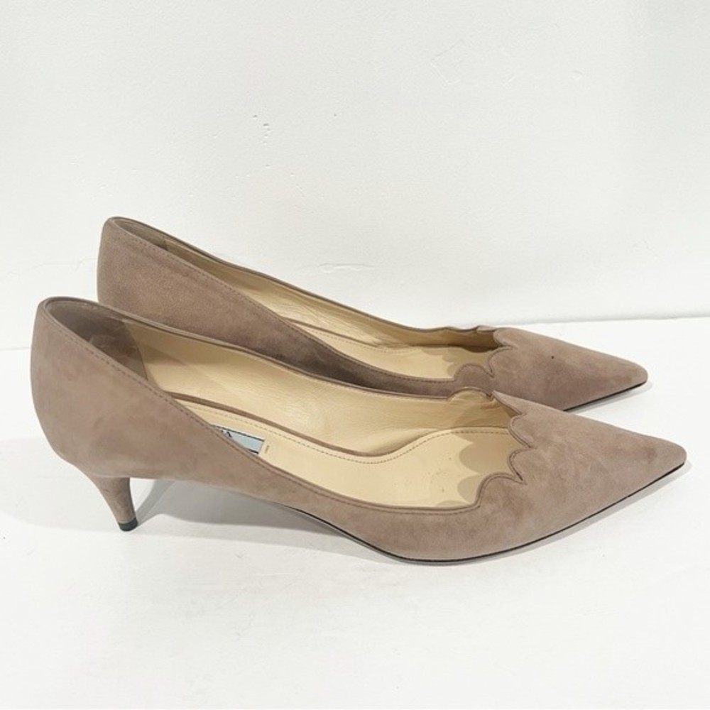 Prada Tan Heels